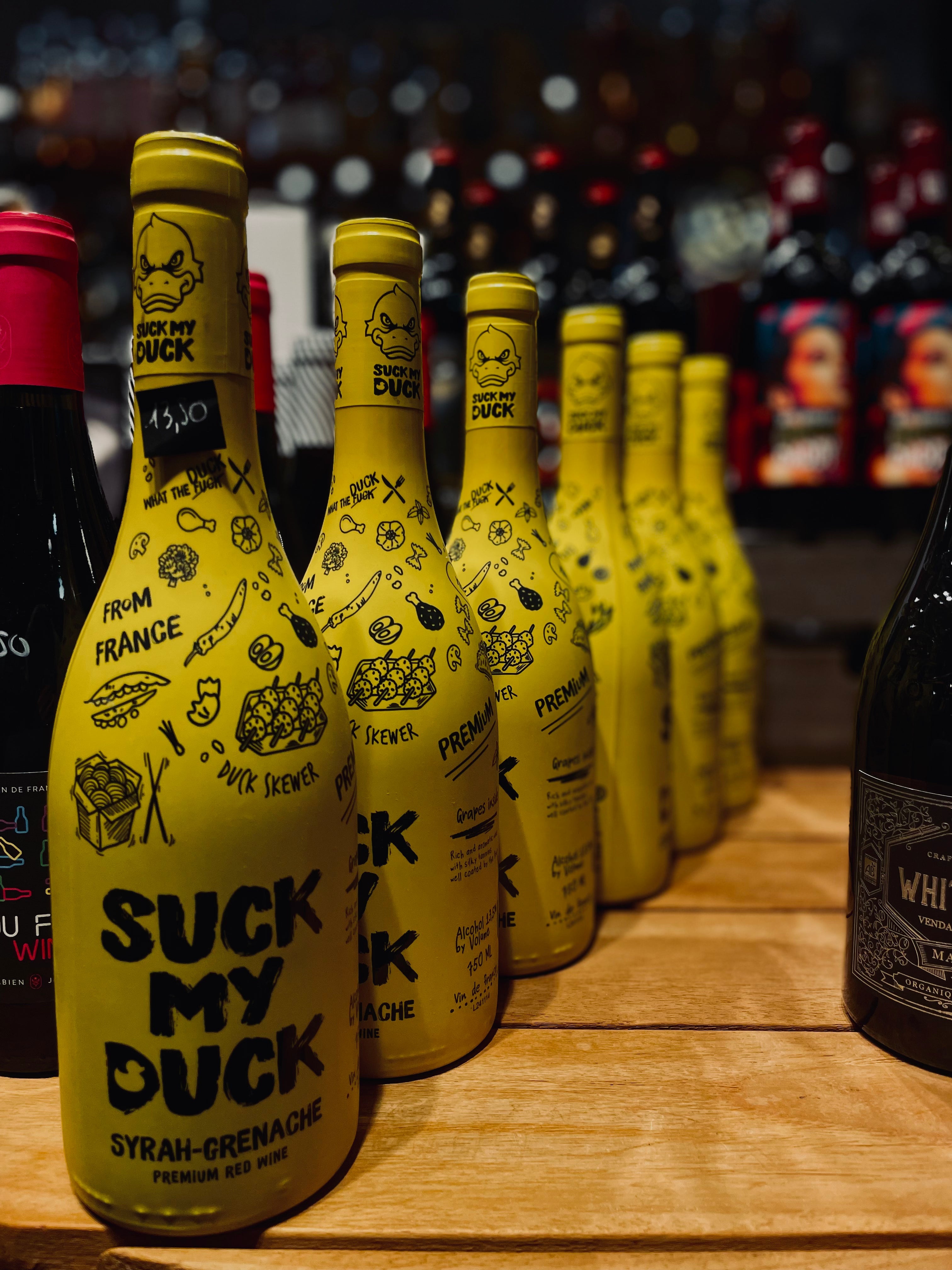 Suck My Duck rode Wijn