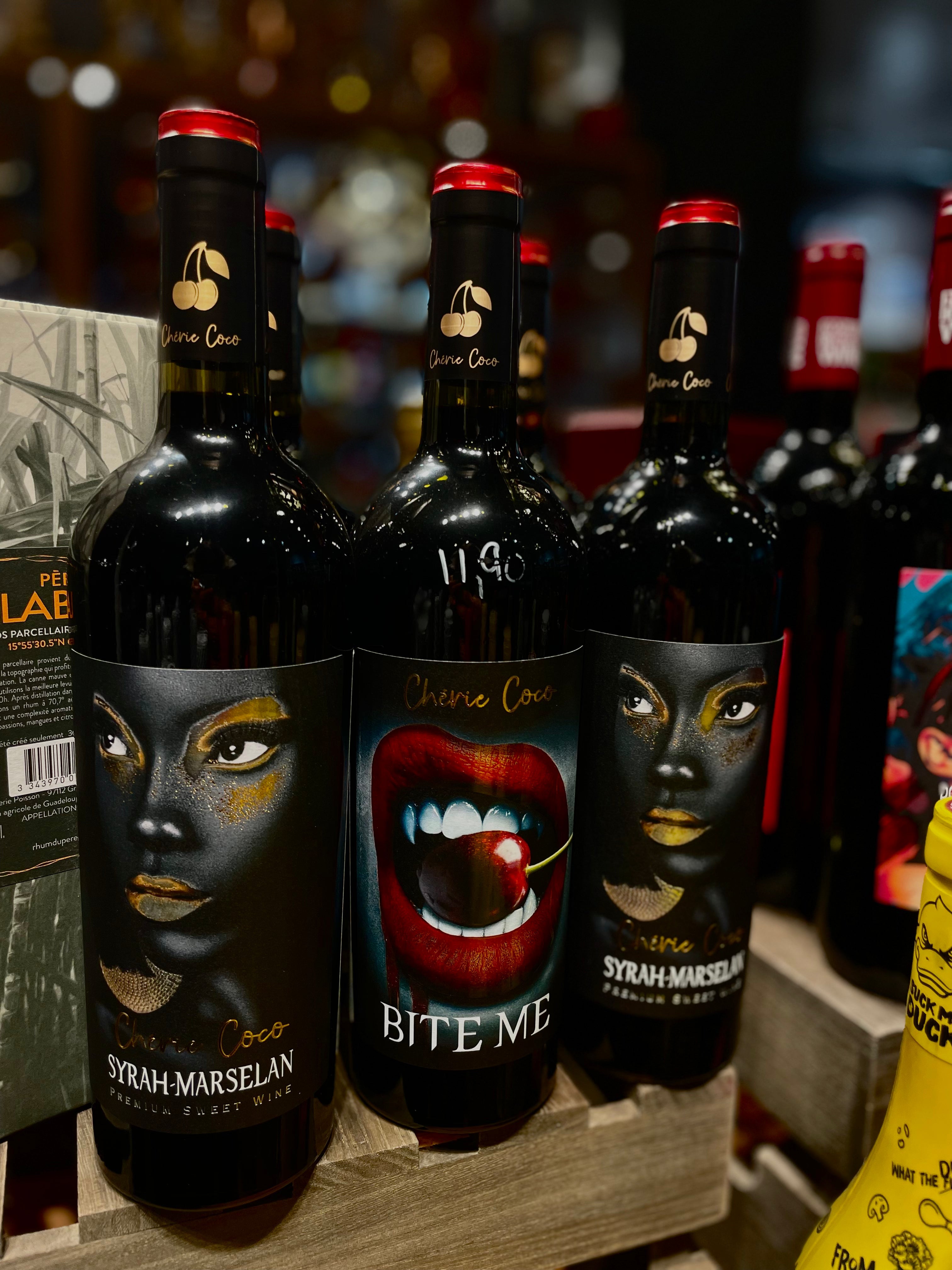 Chérie Coco: Syrah–Marselan & Bite Me rode Wijn