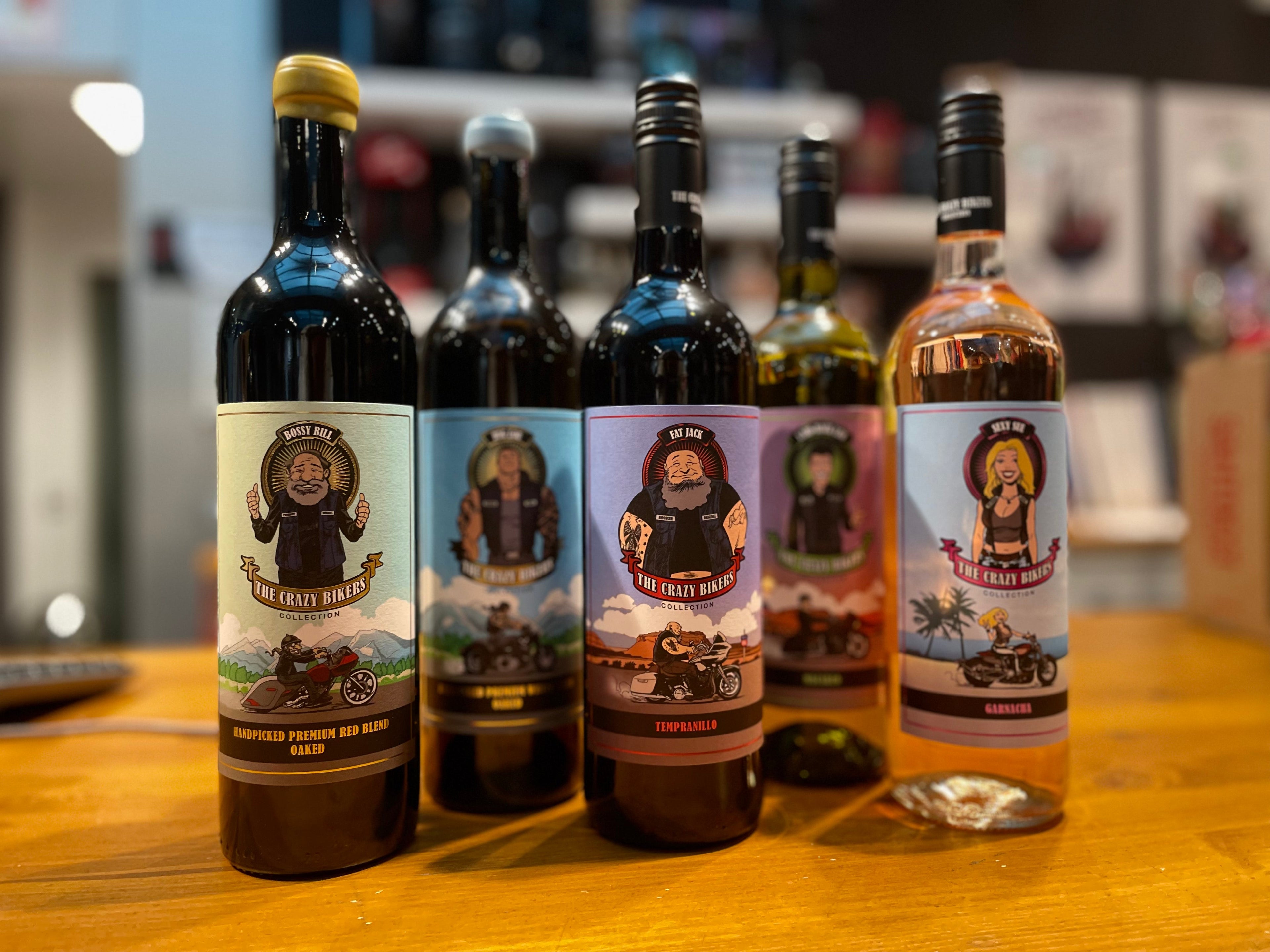 The Crazy Bikers – Biker Wine Collection